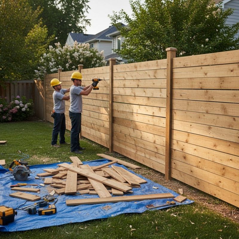 Local Fence Repair pros at work
